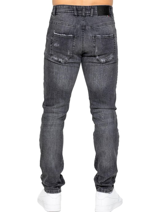 Enzo | Heren Gescheurde Denim Jeans - Image 3