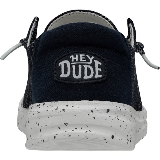 HEYDUDE Wendy Sox Polyester/Cotton/Spandex Women's Navy Loafers - Image 2
