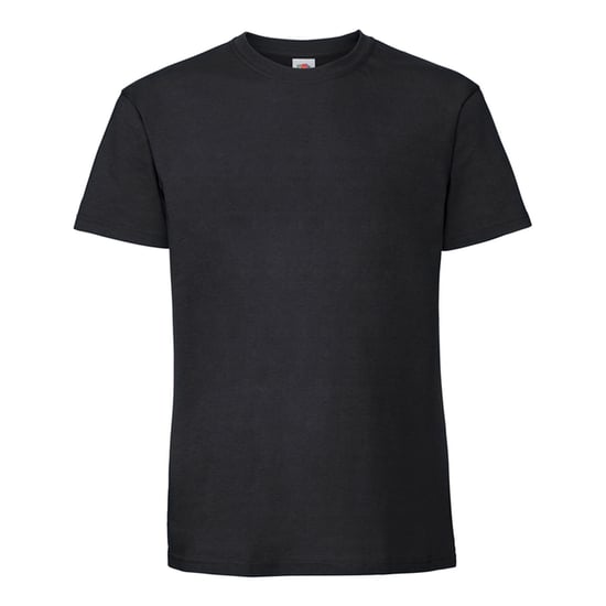 Fruit of the Loom Mens Iconic Premium Ringspun Cotton T-Shirt (Black) - Image 1