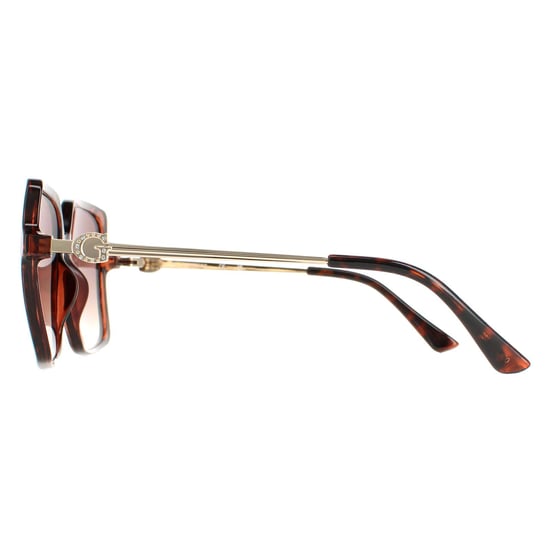 Guess Square Womens Dark Havana Brown Gradient GF6131