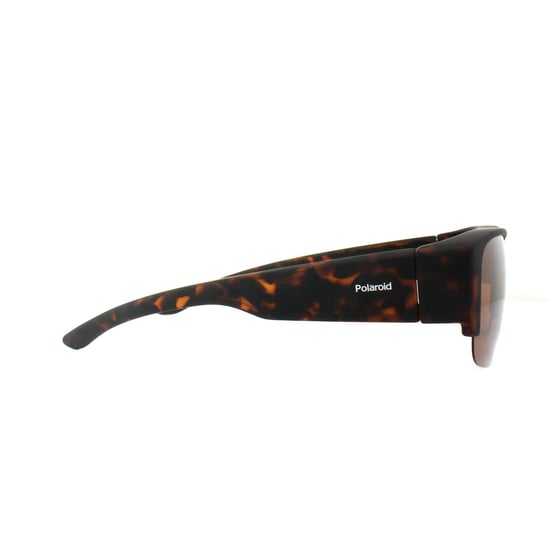 Polaroid Suncovers Semi Rimless Unisex Havana Brown Polarized Sunglasses