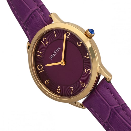 Bertha Abby Zwitsers horloge met leren band - Image 3