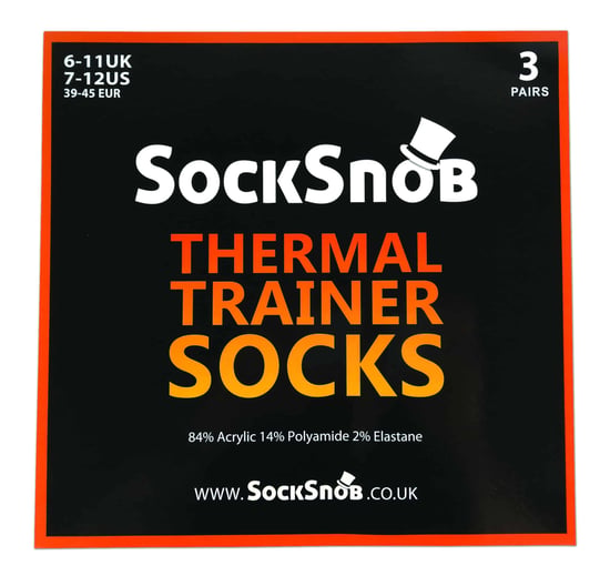 3 Pairs Mens Thick Cushioned Low Cut Ankle Thermal Trainer Socks - Image 2