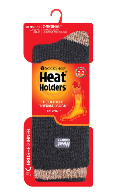 Heat Holders - Termostrumpor med vridmönster för herrar - Image 2