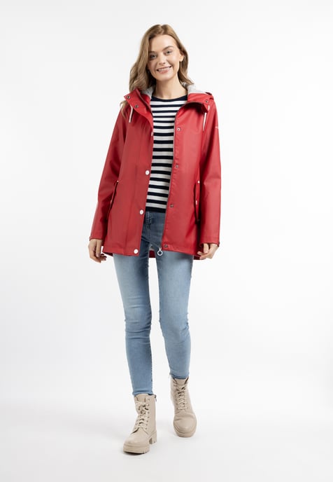 Dreimaster Regenjas Dames rood - Image 1