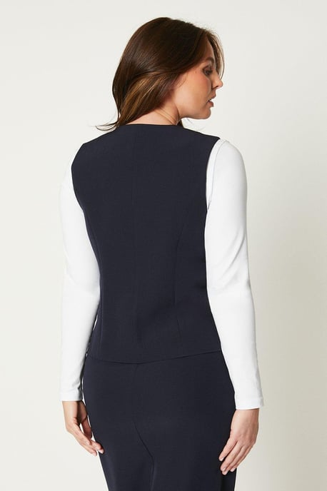 Single Breasted Sleeveless Waistcoat