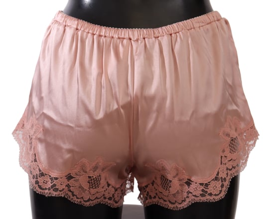 Dolce & Gabbana Women's Pink Floral Lace Lingerie Underwear - Image 3