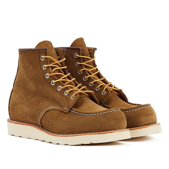 Red Wing Shoes Heritage Work 6Inch Moc Toe Hawthorne Abilene Men's Chesnut Boots - Image 1