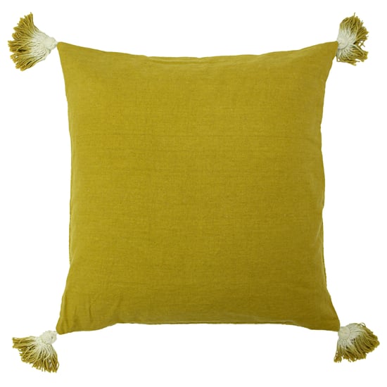 furn. Eden Slub Cotton Tasselled Cushion Cover - Image 2
