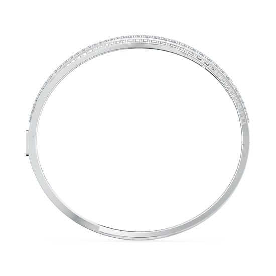 Swarovski 'Twist' Women's Base Metal Bracelet - Silver 5565210