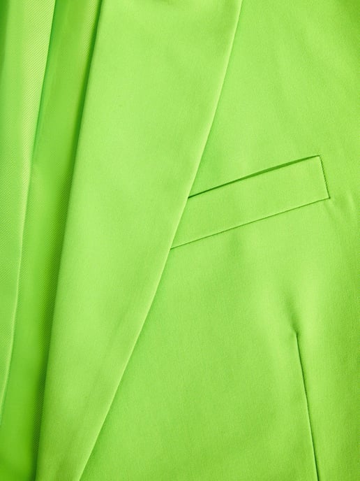 JJXX blazer JXMARY van gerecycled polyester felgroen