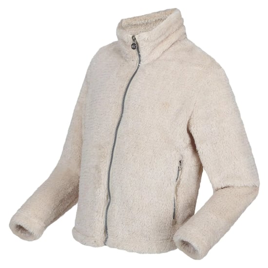 Regatta Childrens/Kids Kallye Ripple Fleece Jacket (Light Vanilla) - Image 4