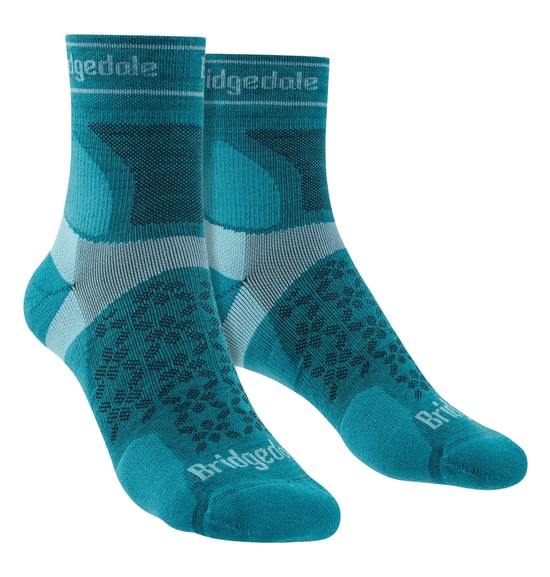 Bridgedale - Womens Ultralight Merino Socks - Teal - Image 1