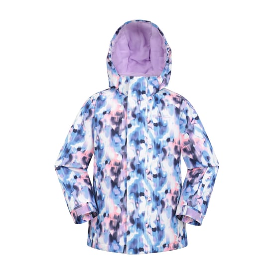 Mountain Warehouse kinder-/kinderski-jas en -broek met patroon (Paars) - Image 3