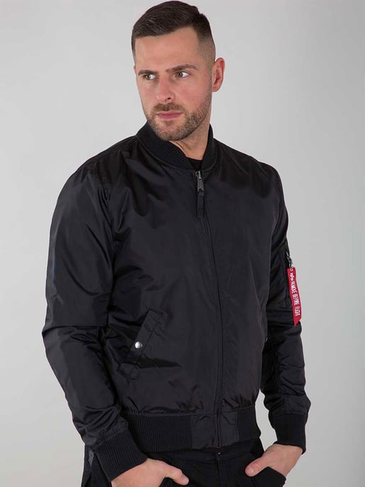 Alpha Industries Heren MA-1 TT Bomberjack in Zwart - Image 3