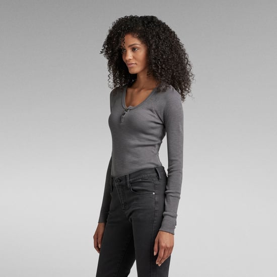 G-Star RAW Henley Ultra Slim Body Top