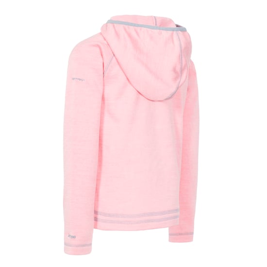 Trespass Girls Goodness Airtrap Fleece Hoodie (Candyfloss)