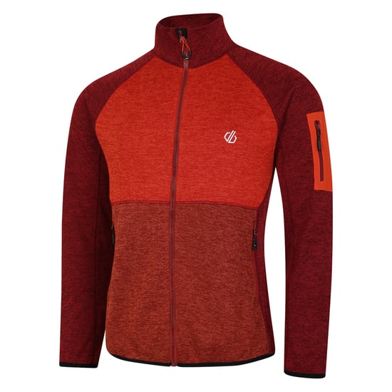 Dare 2B Mens Torrek Fleece Top (Syrah Red/Cinnamon)