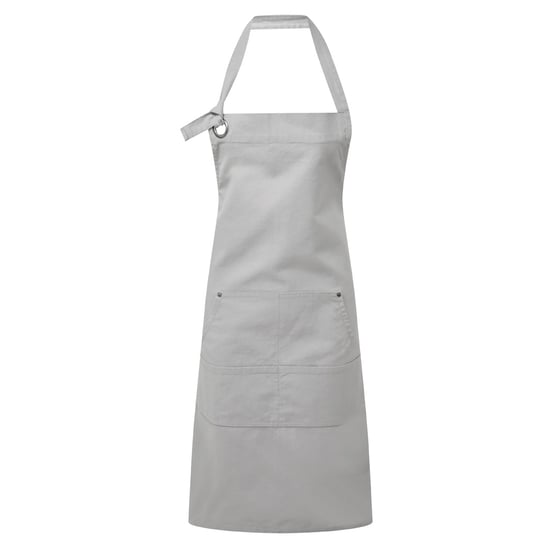 Premier Calibre Heavy Canvas Pocket Apron (Silver) - Image 1