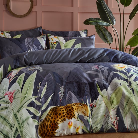 200 Thread Count Artemis Botanic Luxury Leopard Duvet Cover Set - Image 2