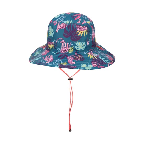 Mountain Warehouse Vändbar vattenresistent solhatt för barn/ungdomar (Teal) - Image 2