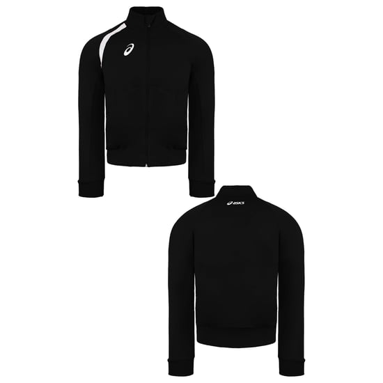 Asics Kids Black/White Track Jacket - Image 3