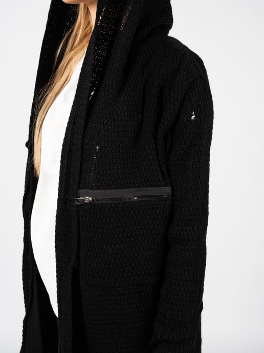 La Haine Inside Us Cardigan Unisex Woman's Black