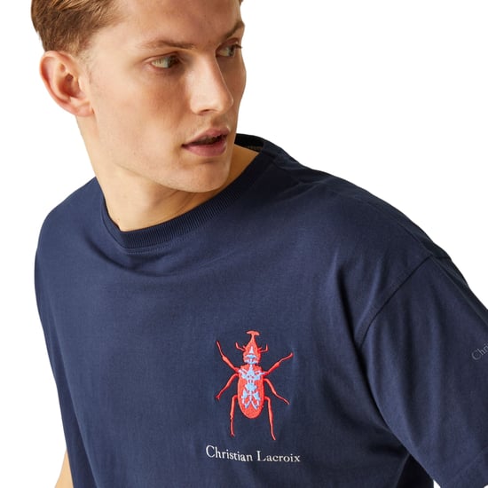 Regatta Mens Christian Lacroix Aramon Beetle T-Shirt (Navy) - Image 5