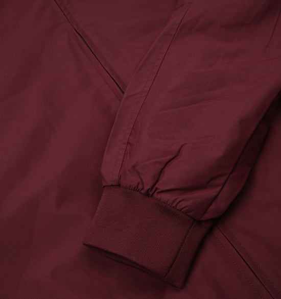 Men's Fred Perry Brentham Padded Hooded Jacket in Burgundy