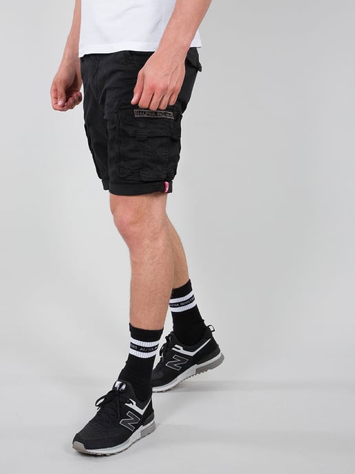 Alpha industries Heren Crew Shorts in Zwart - Image 1