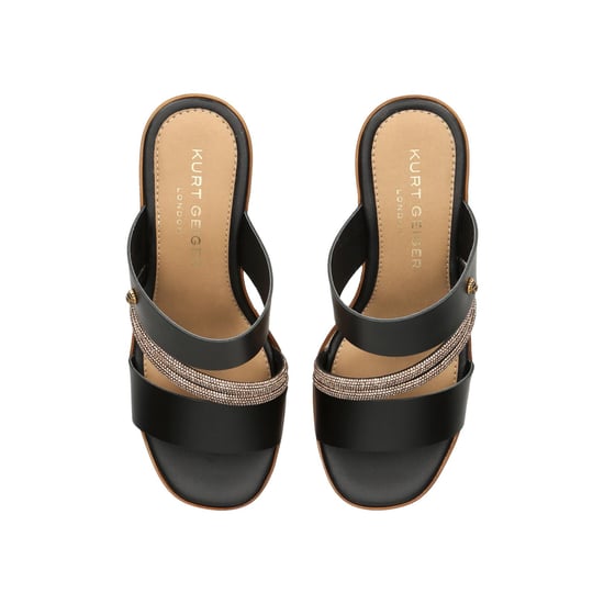 Kurt Geiger London Leather Kgl Strand Wedge Heels