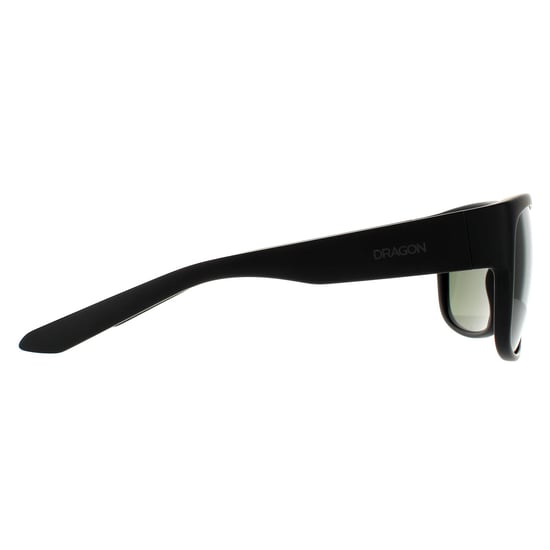 Dragon Square Mens Matte Black G15 Green Sunglasses - Image 4
