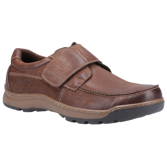 Hush Puppies Heren Casper Leren Schoenen (Bruin) - Image 1