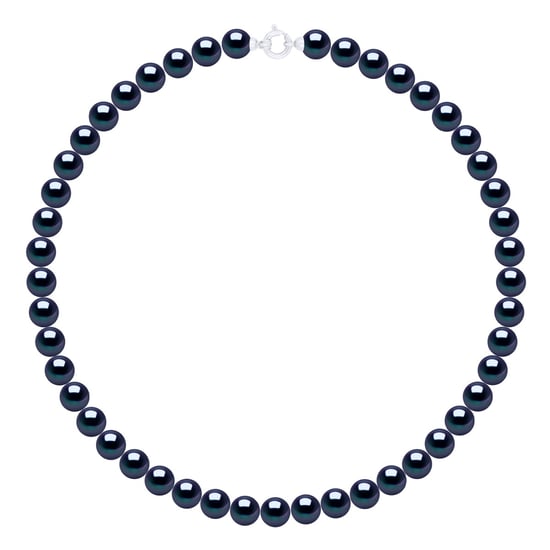 Necklace Row Princess of Real Cultured Freshwater Pearls Round 8-9 mm