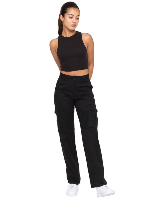 Enzo | Womens Cargo Jeans