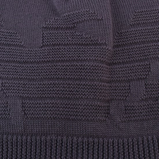 Armani Eagle Beanie in Grey - Image 2