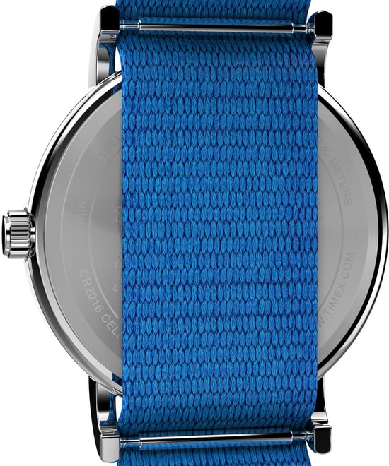 Timex Weekender X Peanuts Gang's All Here Unisex Blauwe Horloge TW2W19400 - Image 4