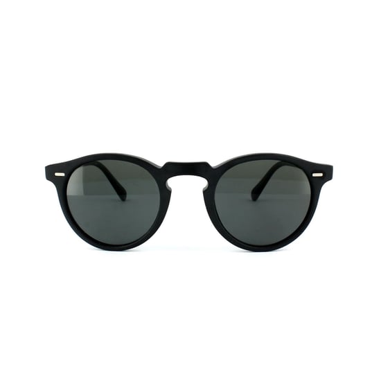 Oliver Peoples Sunglasses Gregory Peck 5217 1031/P2 Matt Black Midnight Express Polarized VFX