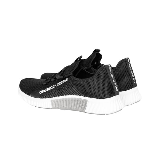 Crosshatch Mens Nimbus Trainers (Black) - Image 2
