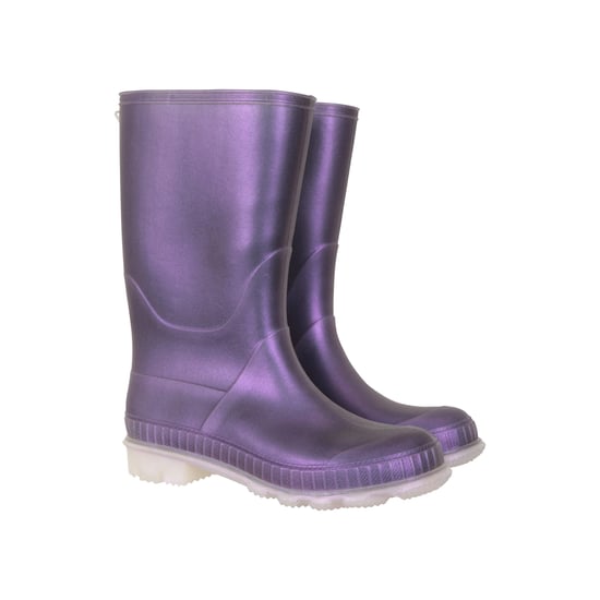 Mountain Warehouse Kinder/Kinder effen Wellington Laarzen (Paars) - Image 1