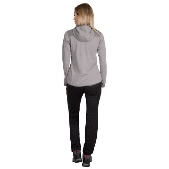 Womens/Ladies Jazmin DLX Hoodie (Platinum Marl) - Image 3