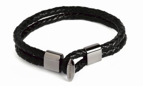 Black Double Row Bracelet