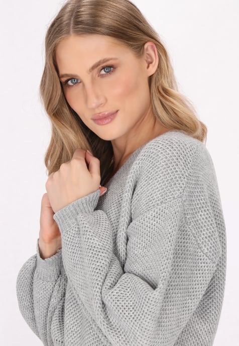 Dreimaster Pullover women Grey melange - Image 5