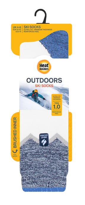 HEAT HOLDERS LITE - Termiska ultratunna funkiga skidstrumpor för herrar - Image 2