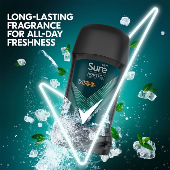 Sure Men AntiPerspirant Deodorant Stick Sensitive 72H Nonstop Protection, 3x50ml - Image 3