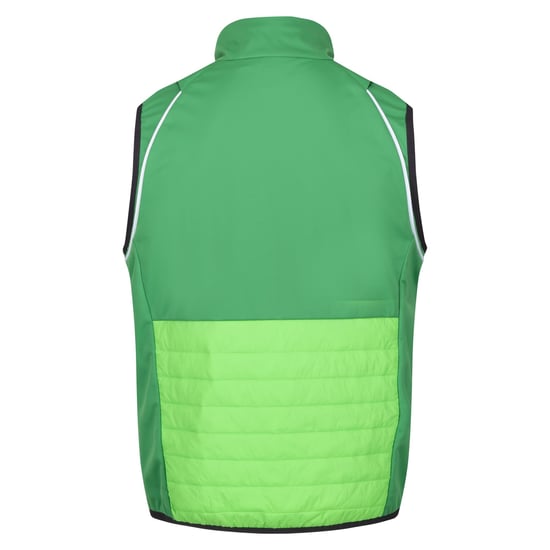 Regatta Mens Steren Hybrid Soft Shell Jacket (Field Green/Jasmine Green)