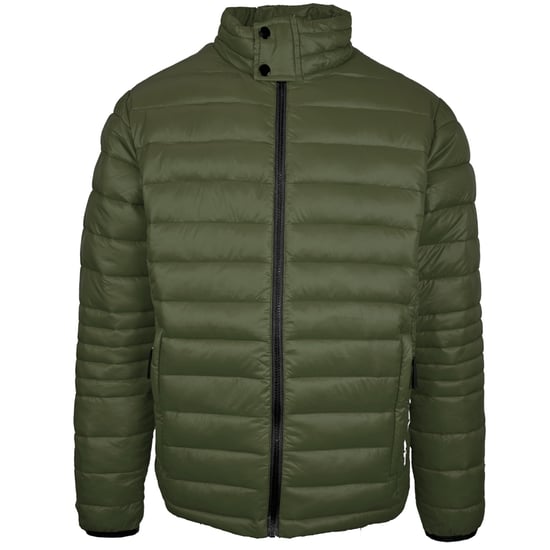 Plein Sport Plain Padded Green Jacket - Image 1