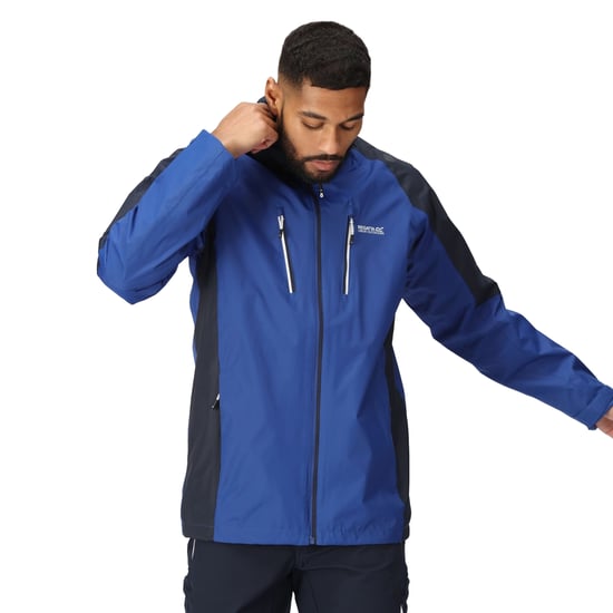Regatta Mens Calderdale Waterproof Jacket (Strong Blue/New Royal)