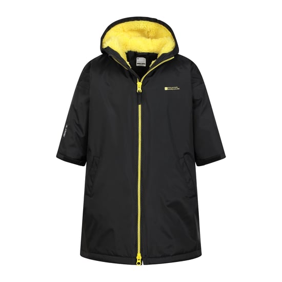Mountain Warehouse Childrens/Kids Tidal Waterproof Robe (Jet Black)