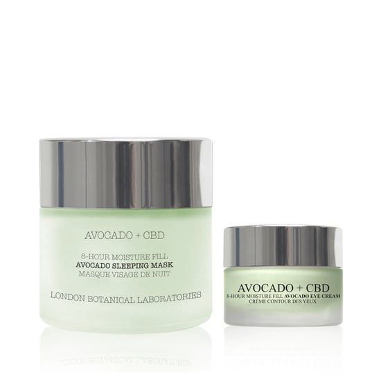 Avocado sleeping mask + avocado eye cream - Image 1
